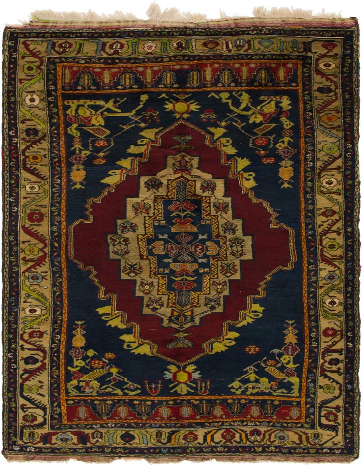 Detail image of 5' 4 x 9' 10 Hand Knotted Anatolian Wool Runner Rug