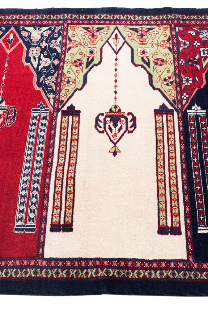 3' 2 x 6' 3 Hand Knotted Anatolian Wool Runner Rug