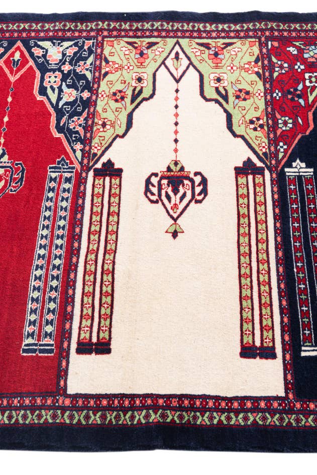 Detail image of 3' 2 x 6' 3 Hand Knotted Anatolian Wool Runner Rug