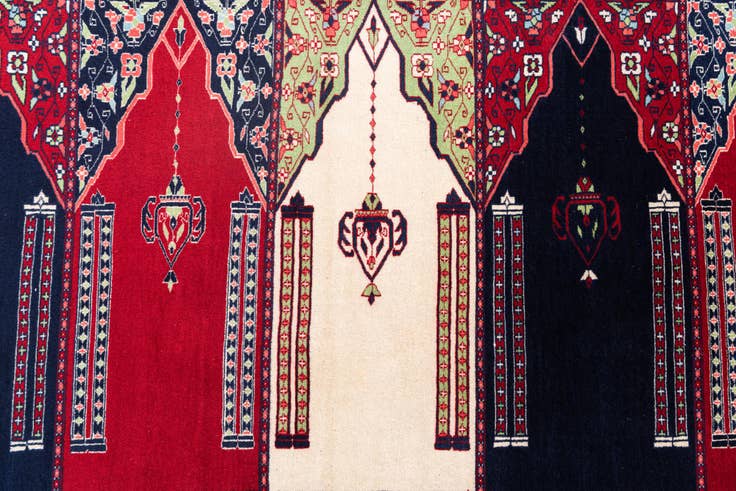 Detail image of 3' 2 x 6' 3 Hand Knotted Anatolian Wool Runner Rug
