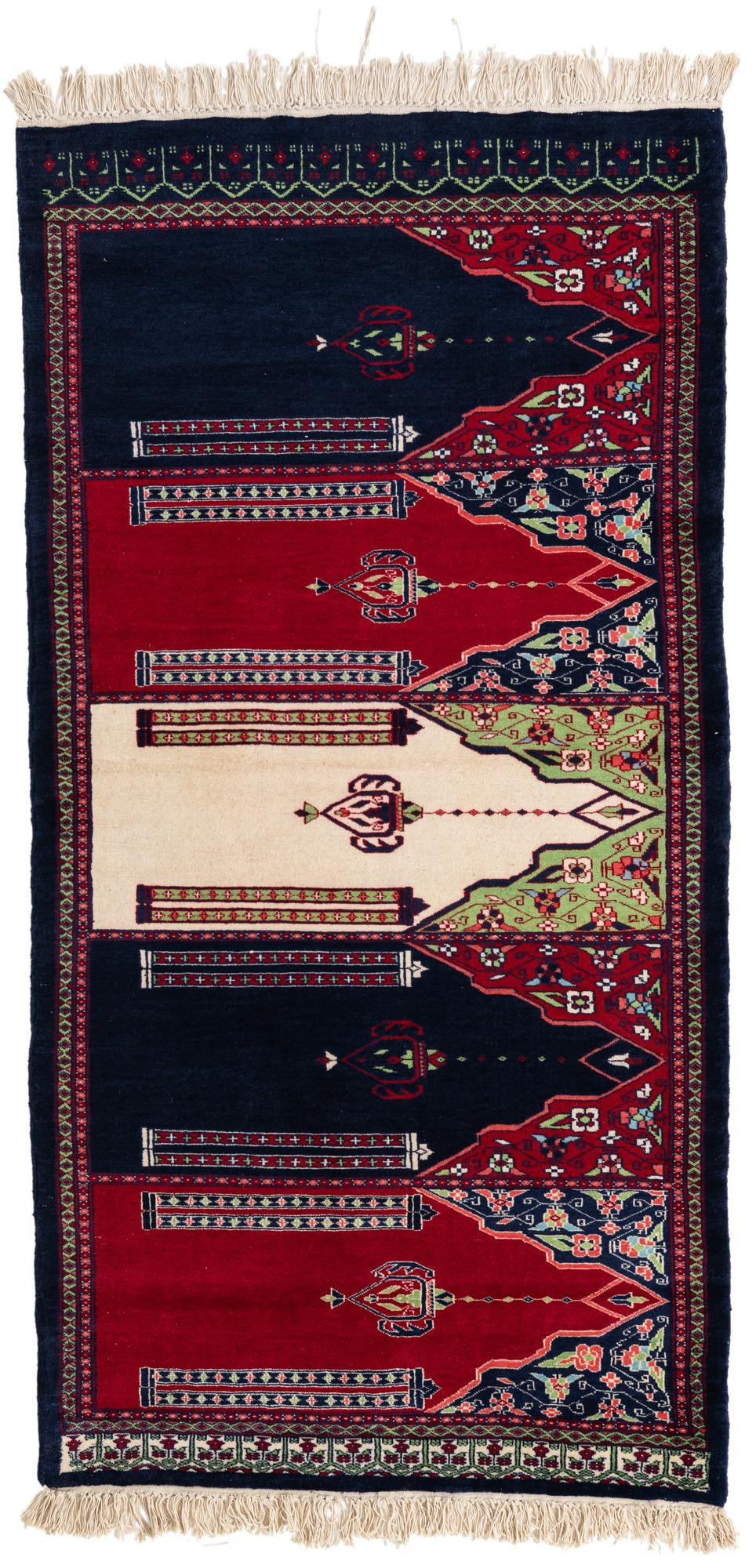 3' 2 x 6' 3 Hand Knotted Anatolian Wool Runner Rug
