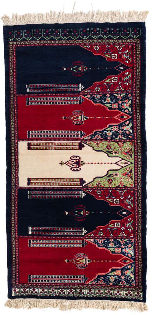 3' 2 x 6' 3 Hand Knotted Anatolian Wool Runner Rug