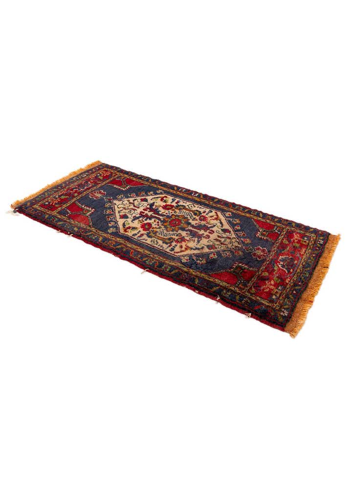 1' 9 x 3' 8 Hand Knotted Anatolian Wool Runner Rug