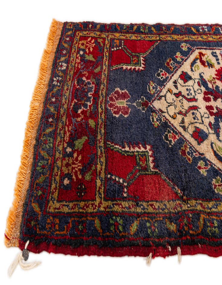 Detail image of 1' 9 x 3' 8 Hand Knotted Anatolian Wool Runner Rug