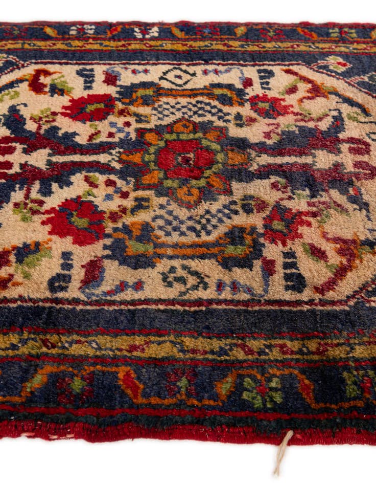 Detail image of 1' 9 x 3' 8 Hand Knotted Anatolian Wool Runner Rug