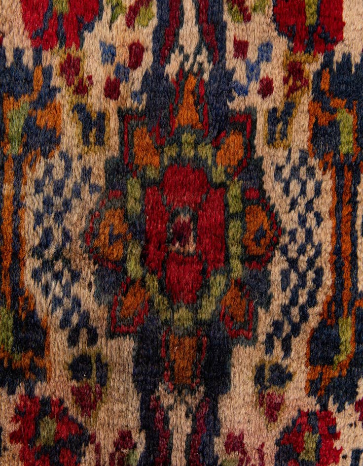 Detail image of 1' 9 x 3' 8 Hand Knotted Anatolian Wool Runner Rug
