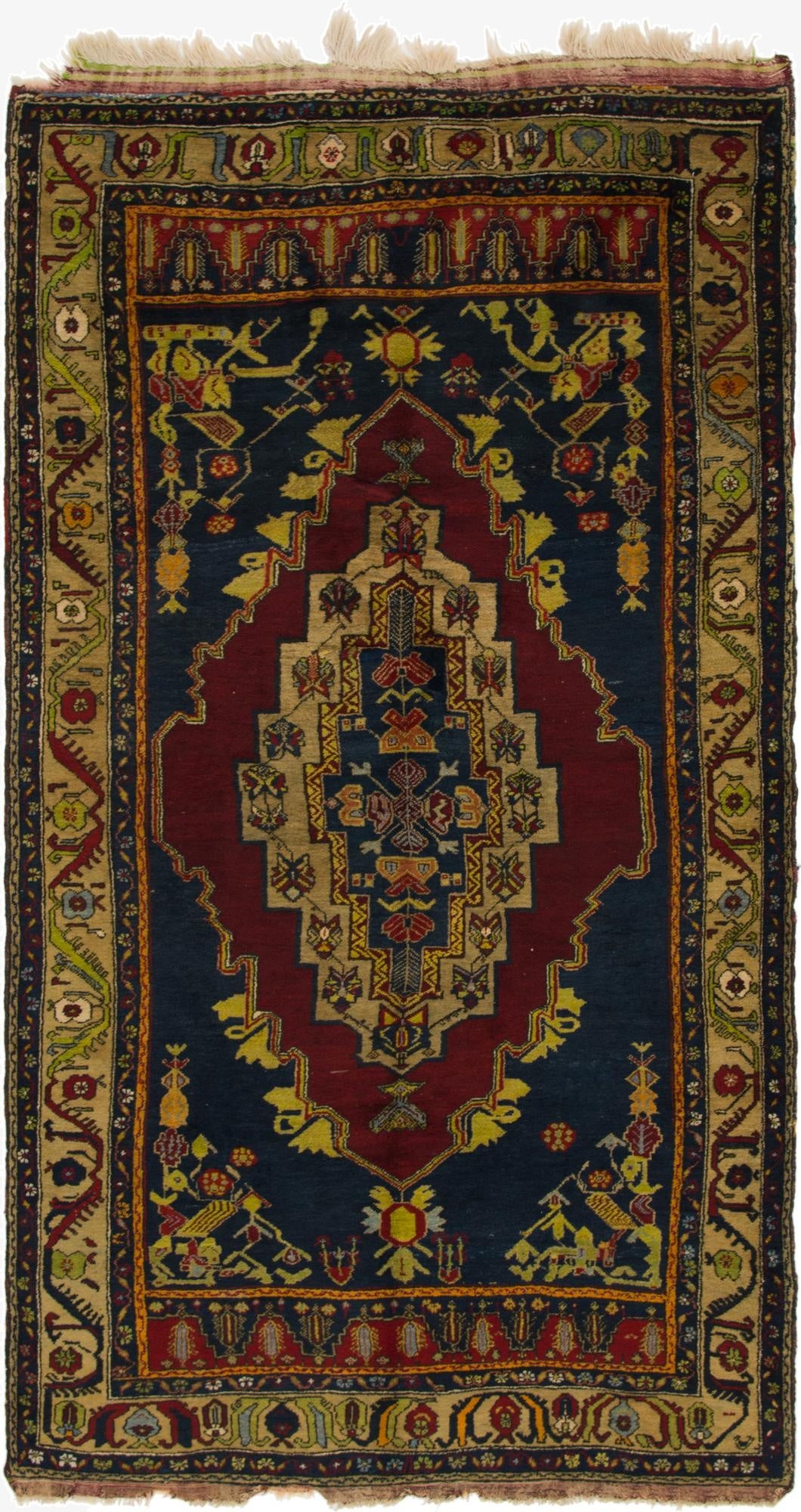 5' 4 x 9' 10  Hand Knotted Anatolian Wool Runner Rug