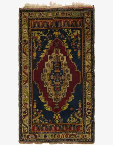 5' 4 x 9' 10 Hand Knotted Anatolian Wool Runner Rug