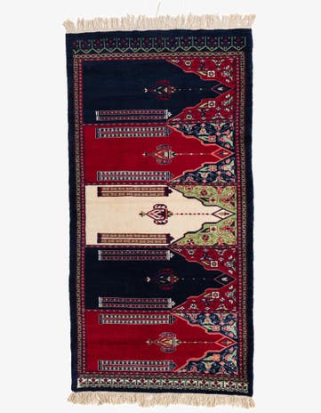 3' 2 x 6' 3 Hand Knotted Anatolian Wool Runner Rug