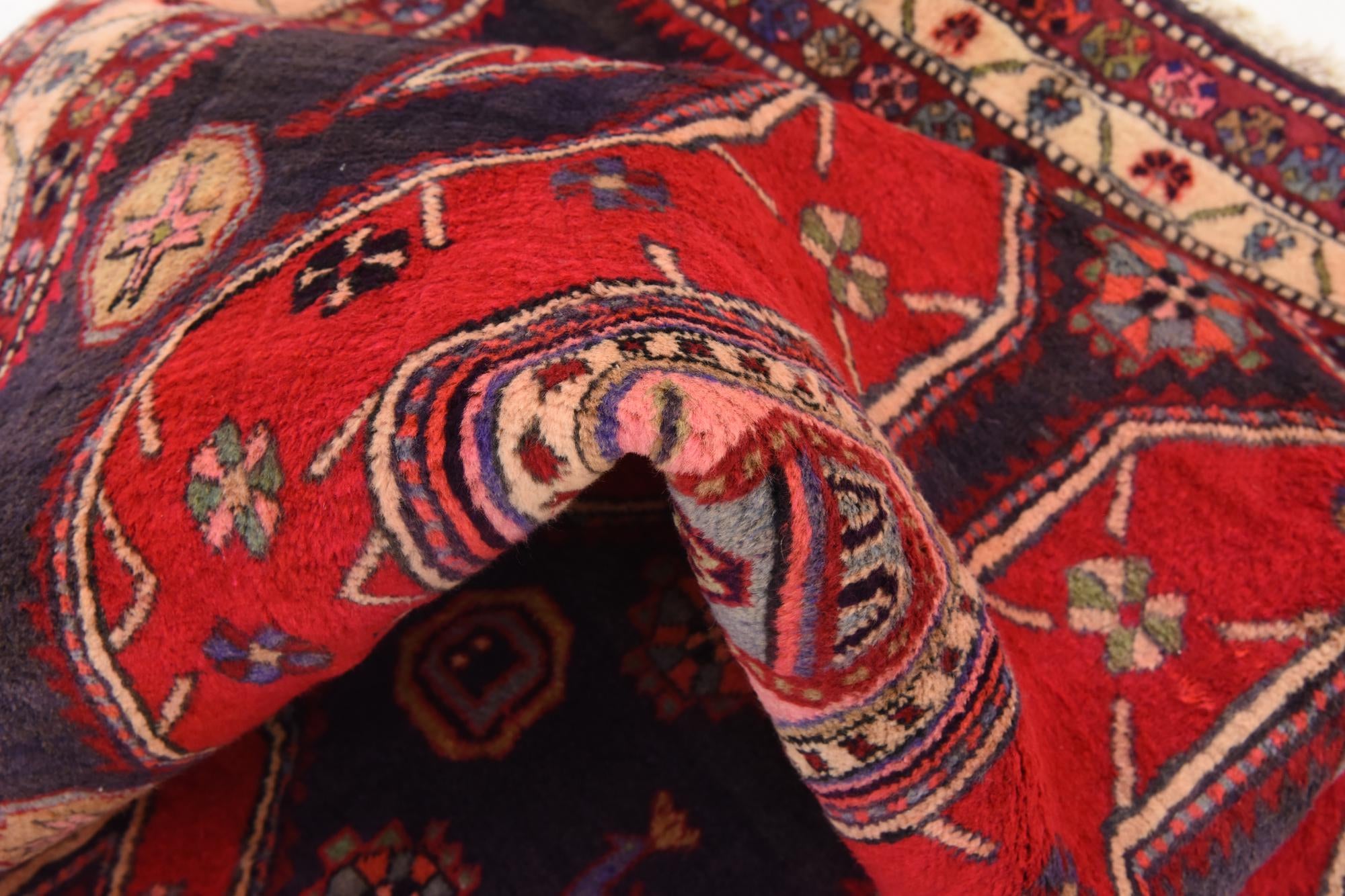 4' 5 x 9' 9 Hand Knotted Ardabil Persian Wool Runner Rug