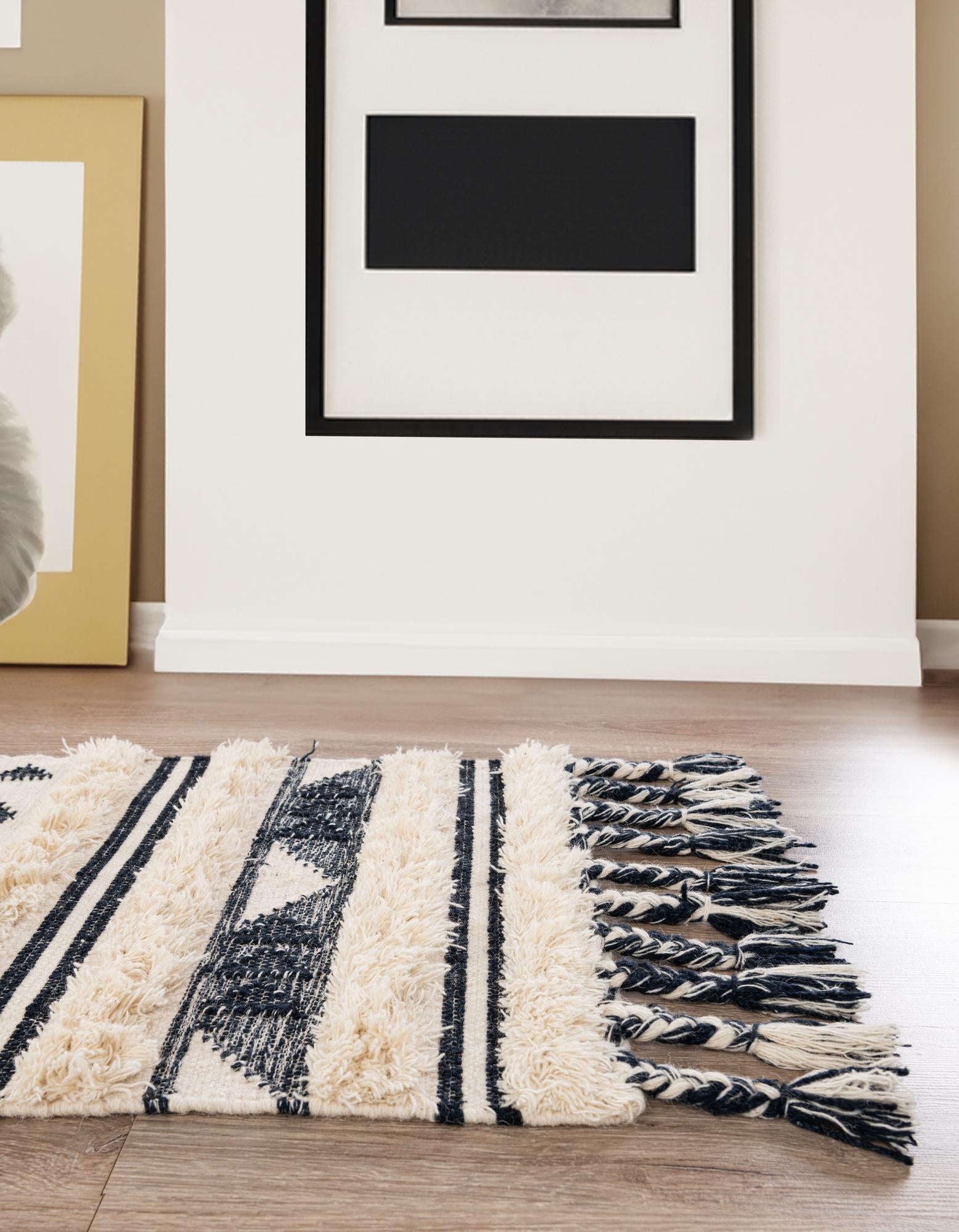 2' 2 x 6' 1 Hand Woven Arizona Wool Runner Rug