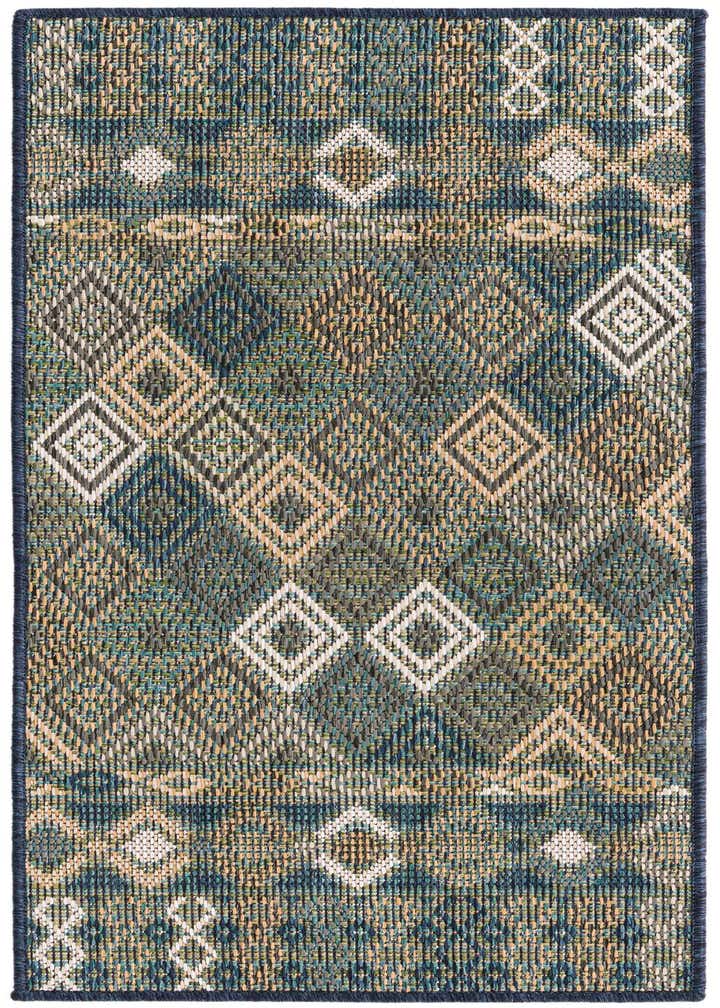 2' x 4' Easy-Clean Baja Indoor / Outdoor Runner Rug