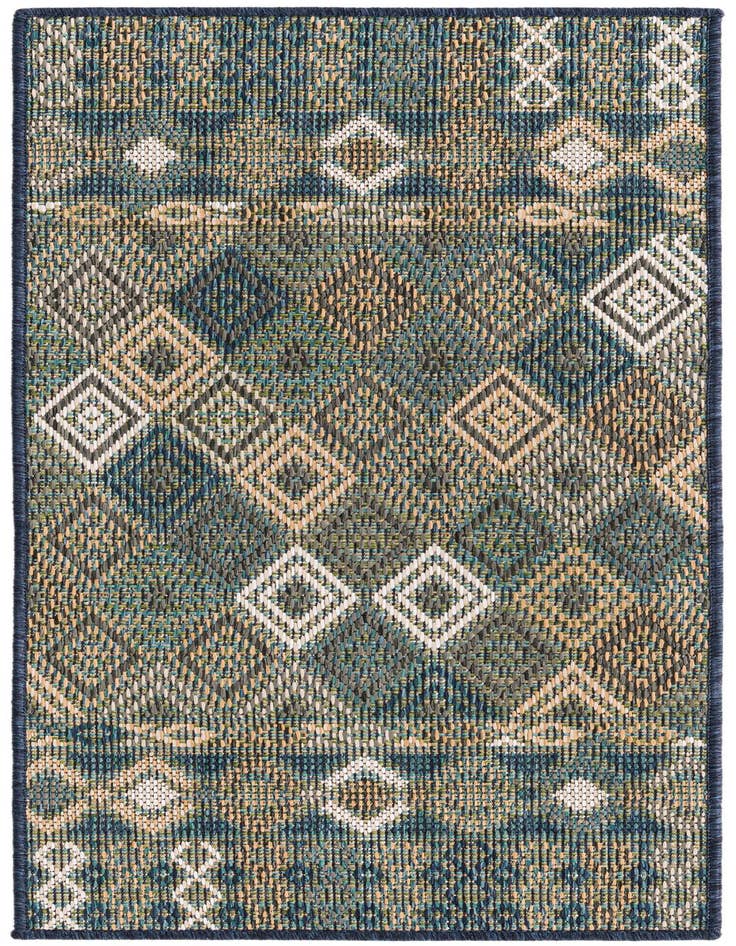 Detail image of 2' x 4' Easy-Clean Baja Indoor / Outdoor Runner Rug