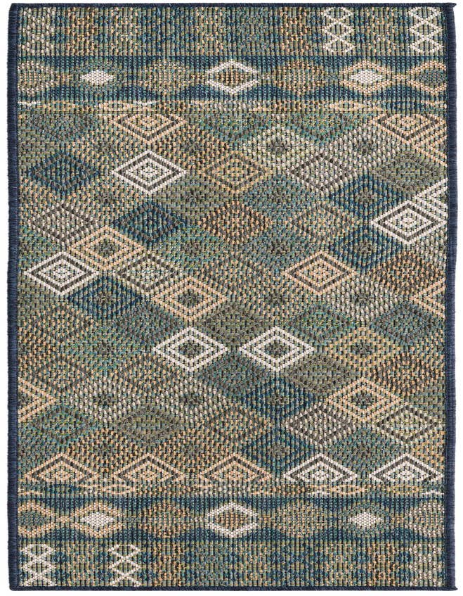 Detail image of 2' x 6' Easy-Clean Baja Indoor / Outdoor Runner Rug