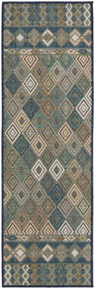 Detail image of 2' x 6' Easy-Clean Baja Indoor / Outdoor Runner Rug