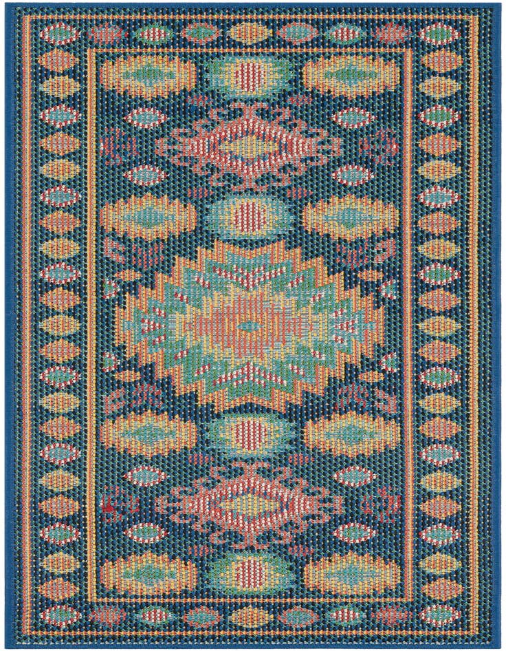 Detail image of 2' x 5' 1 Easy-Clean Baja Indoor / Outdoor Runner Rug