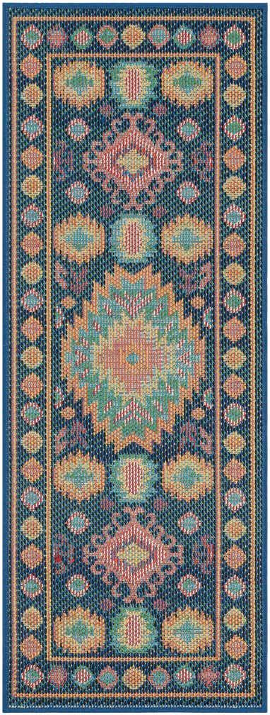2' x 5' 1 Easy-Clean Baja Indoor / Outdoor Runner Rug
