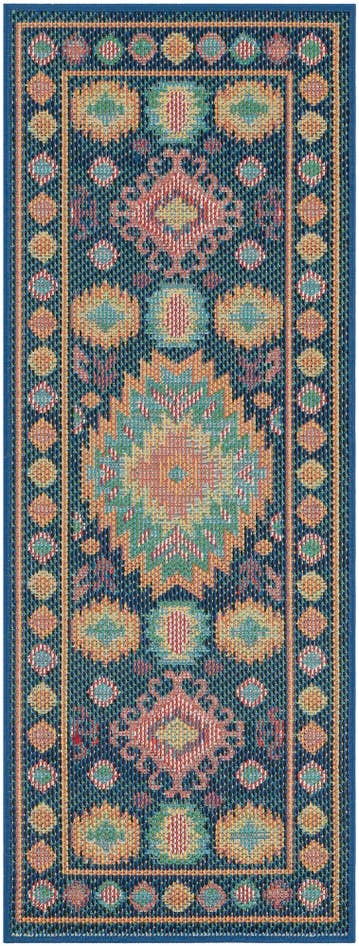 Detail image of 2' x 5' 1 Easy-Clean Baja Indoor / Outdoor Runner Rug