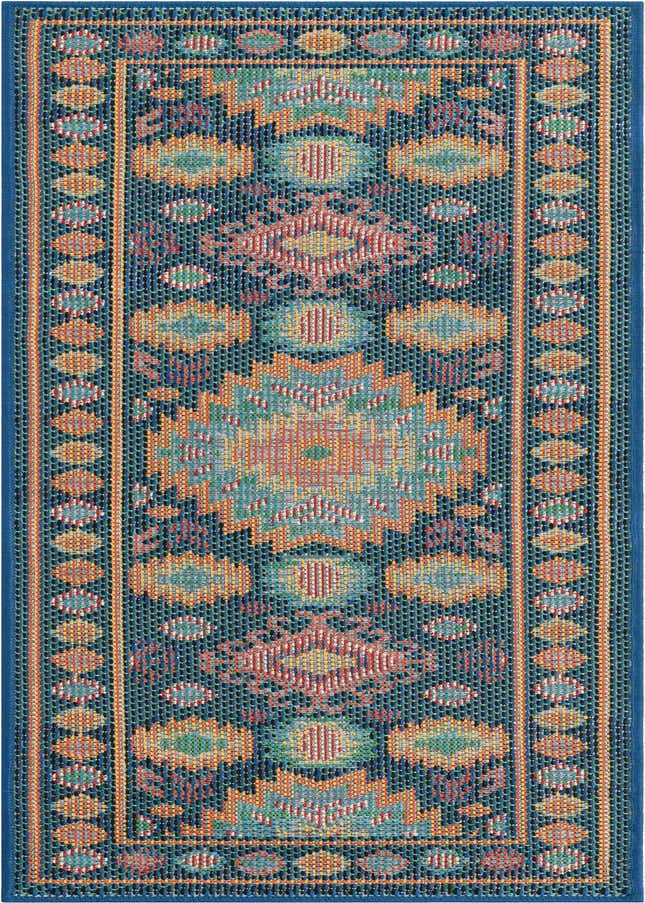 2' x 6' 1 Easy-Clean Baja Indoor / Outdoor Runner Rug