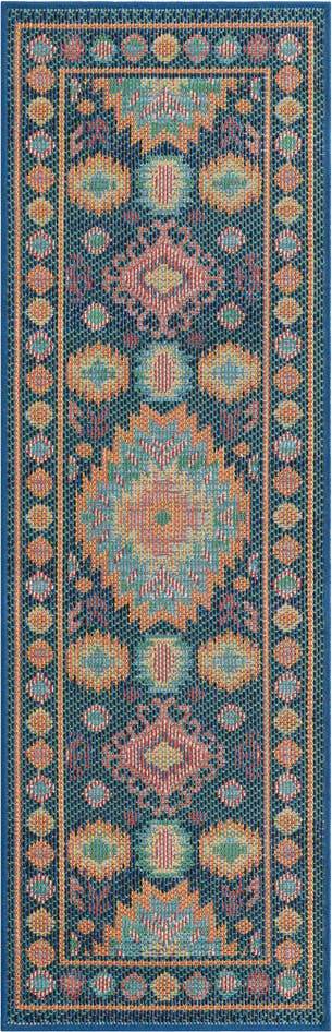 Detail image of 2' x 6' 1 Easy-Clean Baja Indoor / Outdoor Runner Rug