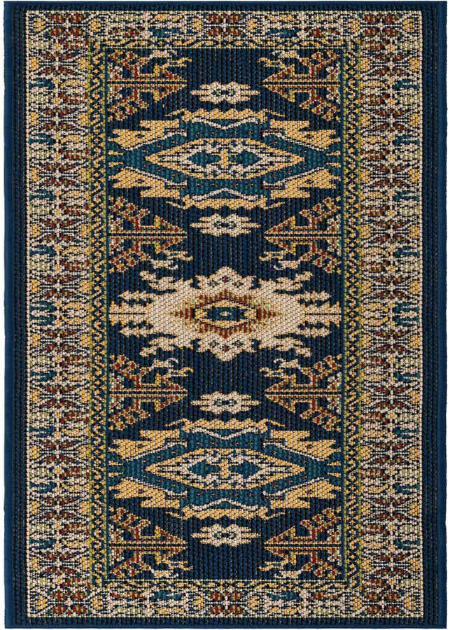 2' x 6' Easy-Clean Baja Indoor / Outdoor Runner Rug