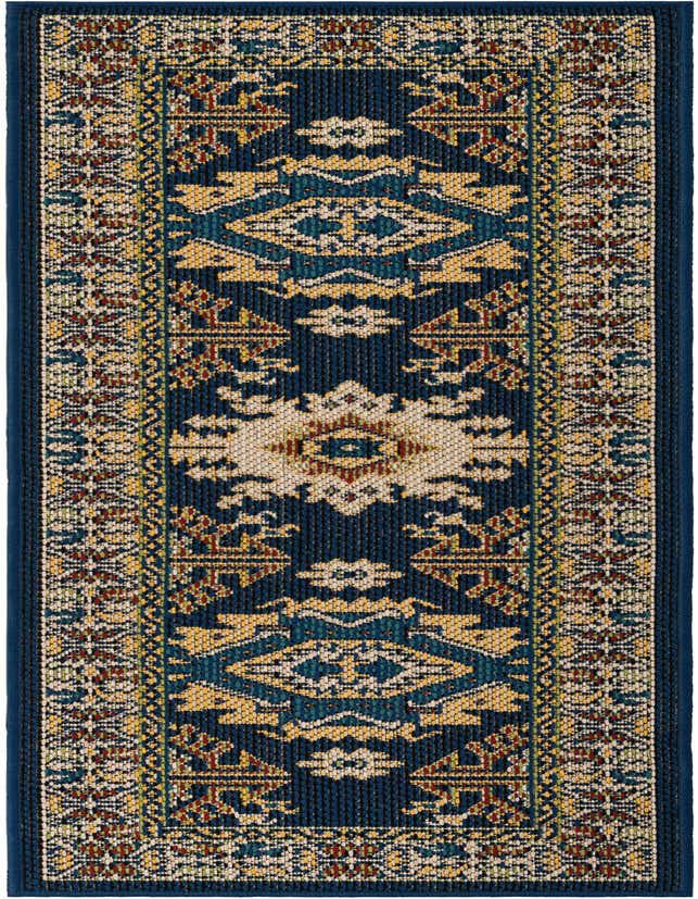 2' x 6' Easy-Clean Baja Indoor / Outdoor Runner Rug