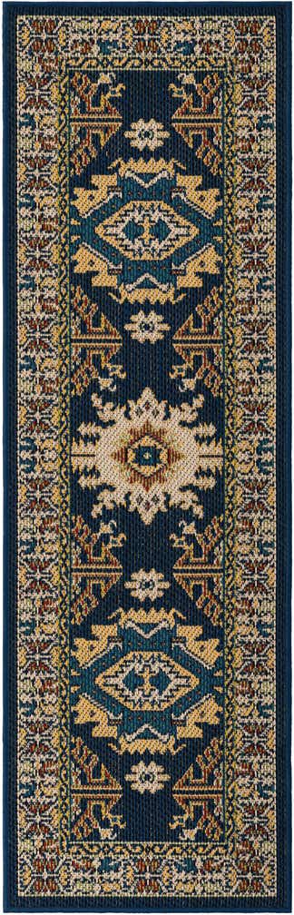 2' x 6' Easy-Clean Baja Indoor / Outdoor Runner Rug