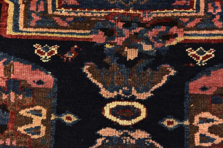 5' x 9' 4 Hand Knotted Bakhtiar Persian Wool Runner Rug
