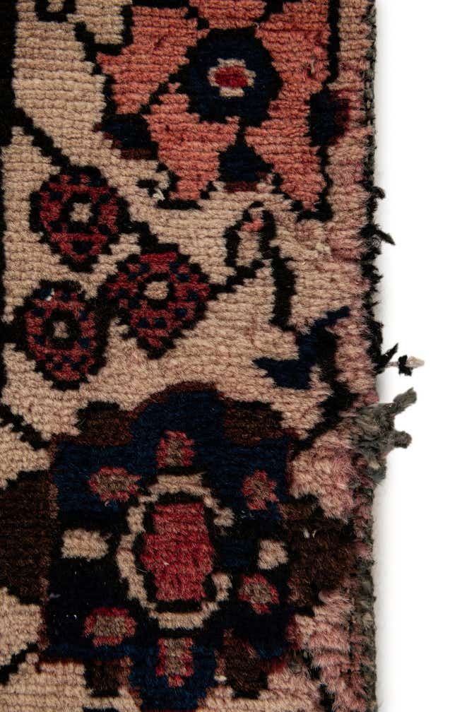 5' 1 x 9' 7 Hand Knotted Bakhtiar Persian Wool Runner Rug