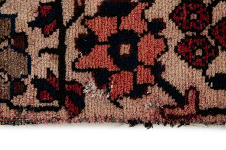 5' 1 x 9' 7 Hand Knotted Bakhtiar Persian Wool Runner Rug