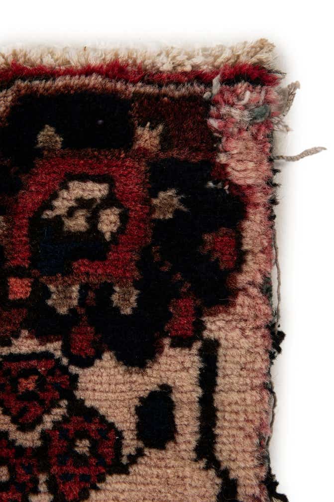 5' 1 x 9' 7 Hand Knotted Bakhtiar Persian Wool Runner Rug