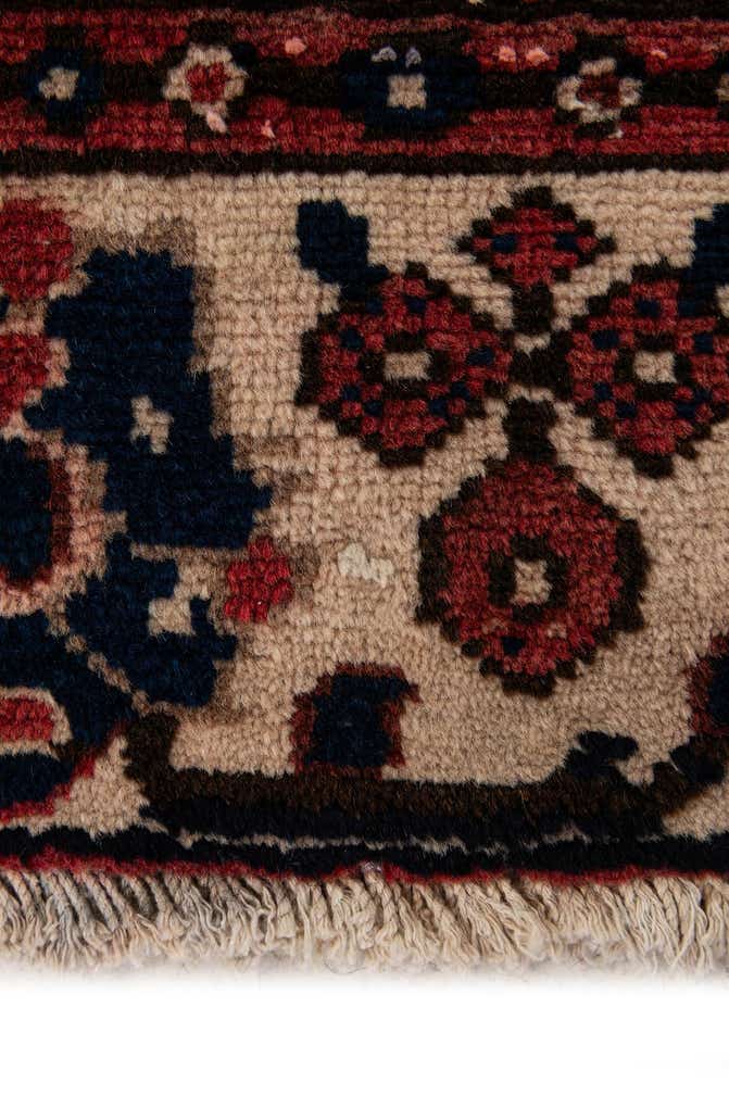 5' 1 x 9' 7 Hand Knotted Bakhtiar Persian Wool Runner Rug