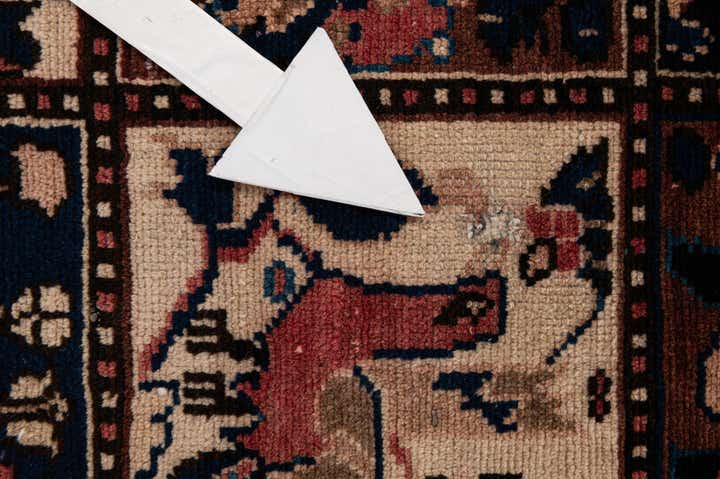 5' 1 x 9' 7 Hand Knotted Bakhtiar Persian Wool Runner Rug