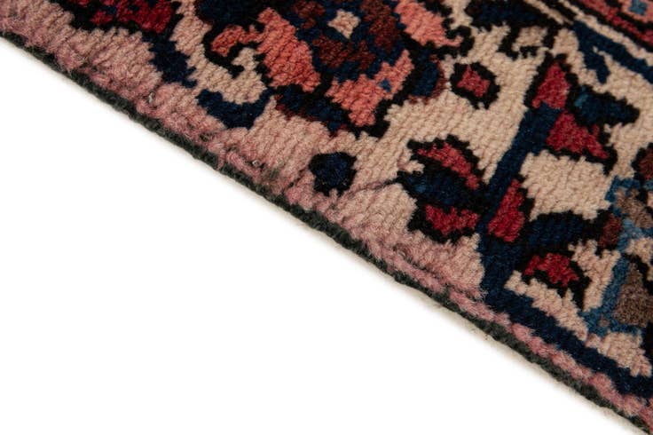 Detail image of 5' 1 x 9' 7 Hand Knotted Bakhtiar Persian Wool Runner Rug