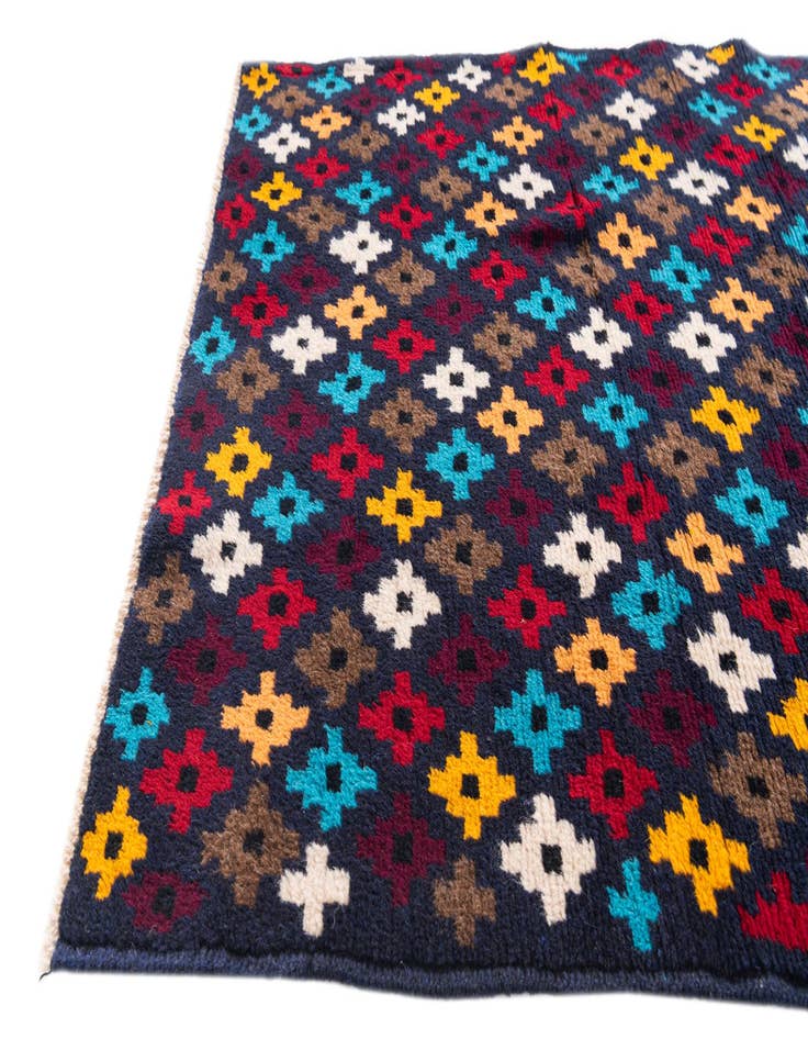 Detail image of 2' 10 x 10'  Hand Knotted Balouch Wool Runner Rug