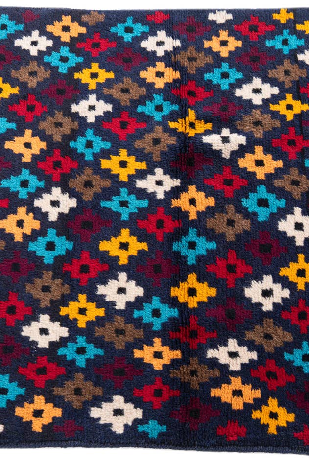Detail image of 2' 10 x 10' Hand Knotted Balouch Wool Runner Rug
