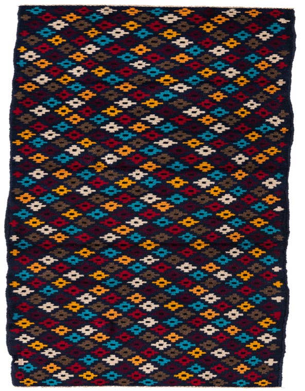 Detail image of 2' 10 x 10' Hand Knotted Balouch Wool Runner Rug