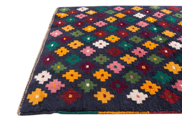 Detail image of 2' 8 x 9' 10 Hand Knotted Balouch Wool Runner Rug