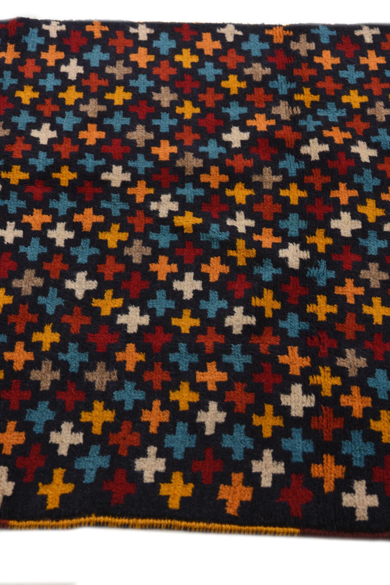 2' 9 x 10' 1 Hand Knotted Balouch Wool Runner Rug