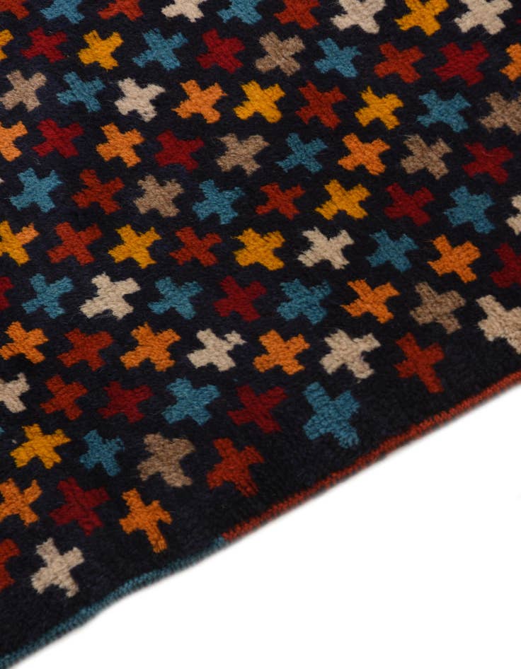 Detail image of 2' 9 x 10' 1  Hand Knotted Balouch Wool Runner Rug