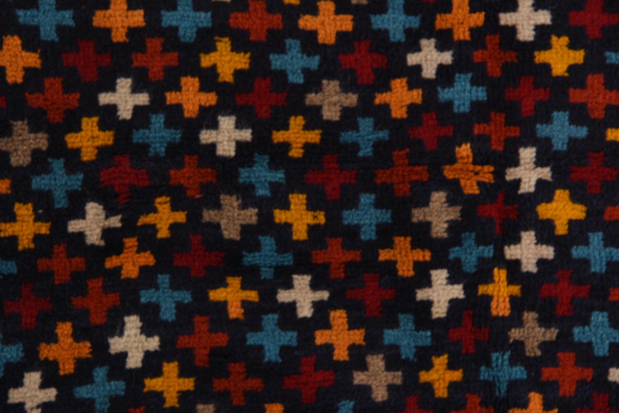 2' 9 x 10' 1 Hand Knotted Balouch Wool Runner Rug