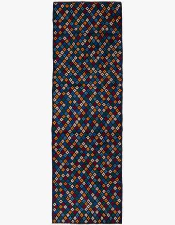 3' x 9' 7 Hand Knotted Balouch Wool Runner Rug