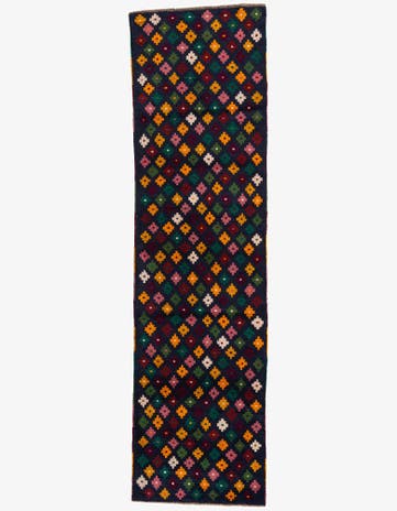 2' 8 x 9' 10 Hand Knotted Balouch Wool Runner Rug