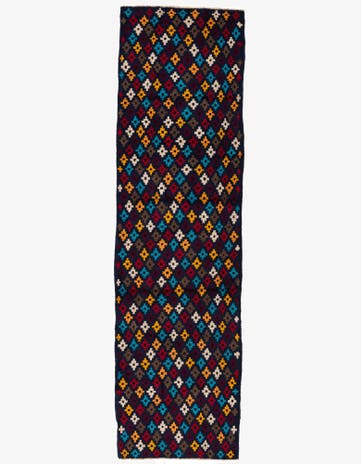 2' 10 x 10' Hand Knotted Balouch Wool Runner Rug