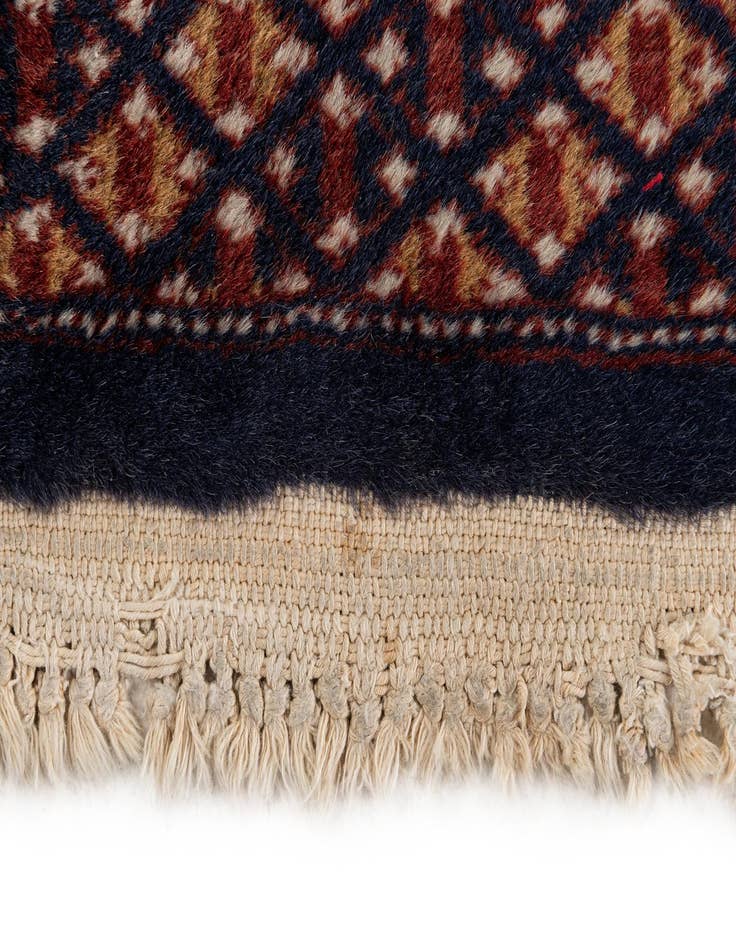 Detail image of 2' 10 x 10' 6  Hand Knotted Bokhara Oriental Wool Runner Rug