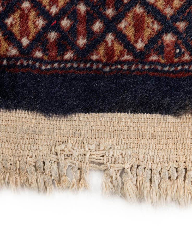 Detail image of 2' 10 x 10' 6  Hand Knotted Bokhara Oriental Wool Runner Rug