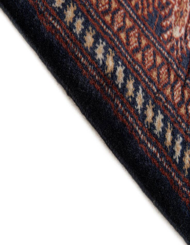 Detail image of 2' 10 x 10' 6  Hand Knotted Bokhara Oriental Wool Runner Rug