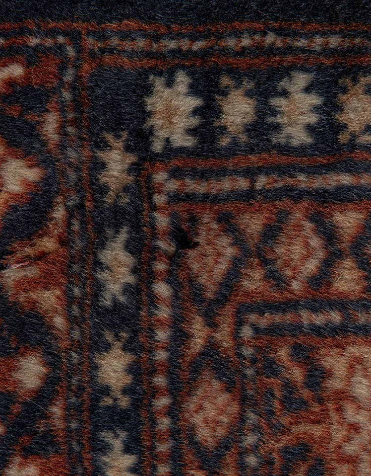 Detail image of 2' 10 x 10' 6  Hand Knotted Bokhara Oriental Wool Runner Rug