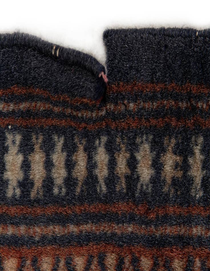 Detail image of 2' 10 x 10' 6  Hand Knotted Bokhara Oriental Wool Runner Rug