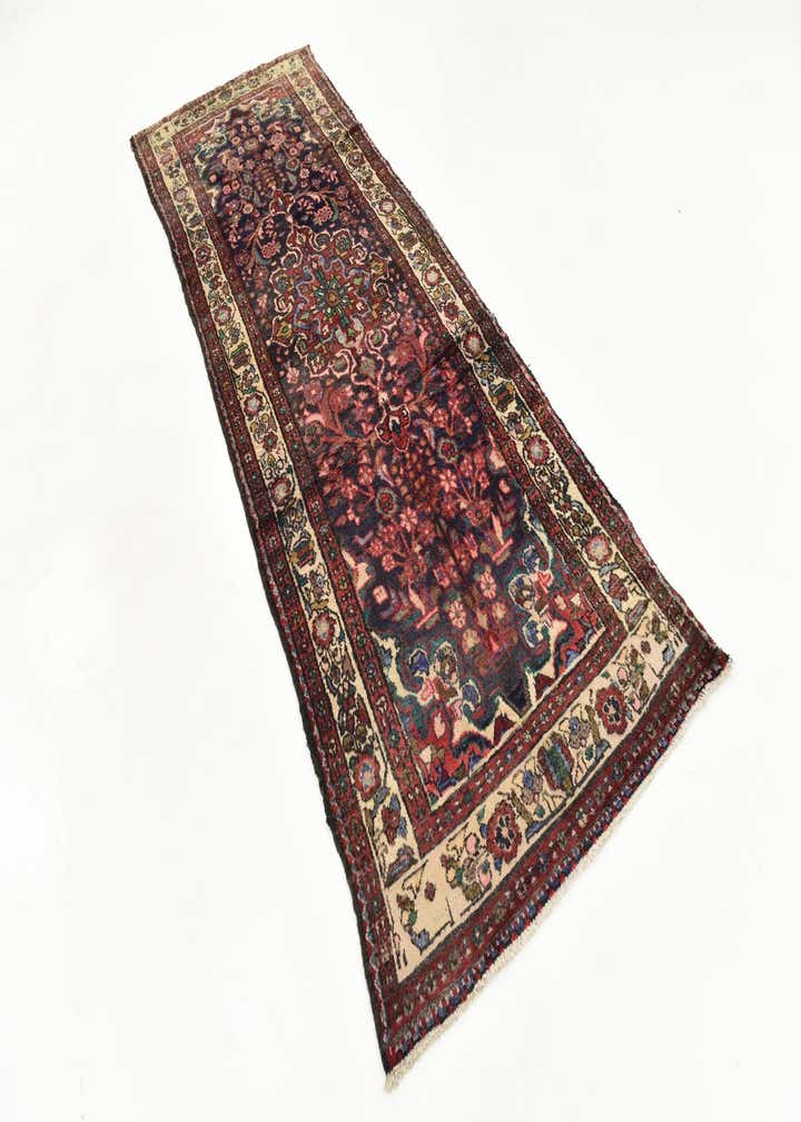 3' 7 x 10' Hand Knotted Borchelu Persian Wool Runner Rug